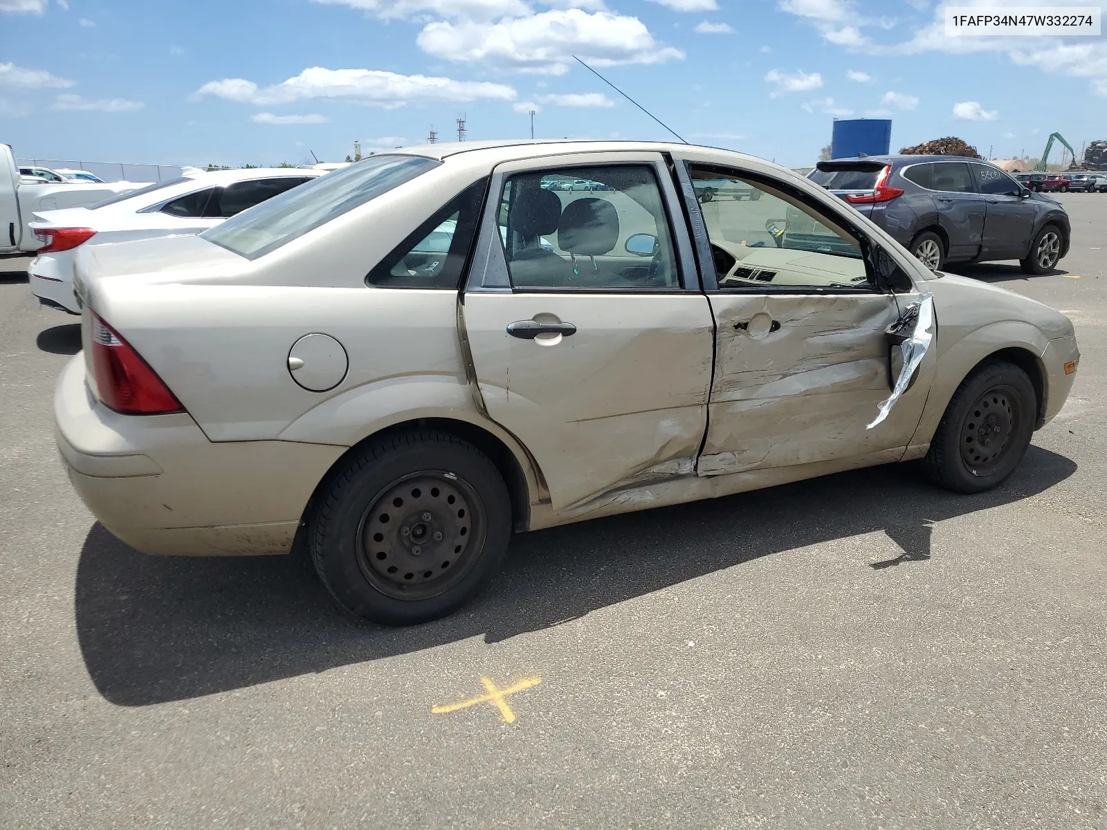 2007 Ford Focus Zx4 VIN: 1FAFP34N47W332274 Lot: 61816384