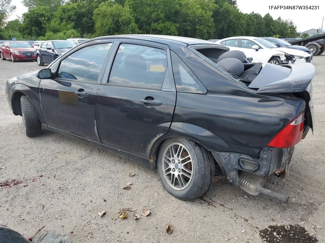 2007 Ford Focus Zx4 VIN: 1FAFP34N87W354231 Lot: 65403174