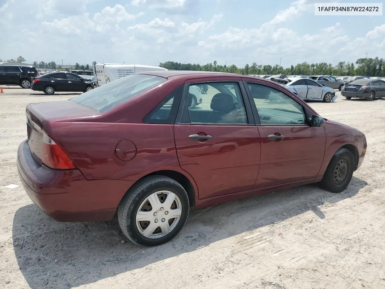 2007 Ford Focus Zx4 VIN: 1FAFP34N87W224272 Lot: 67210744