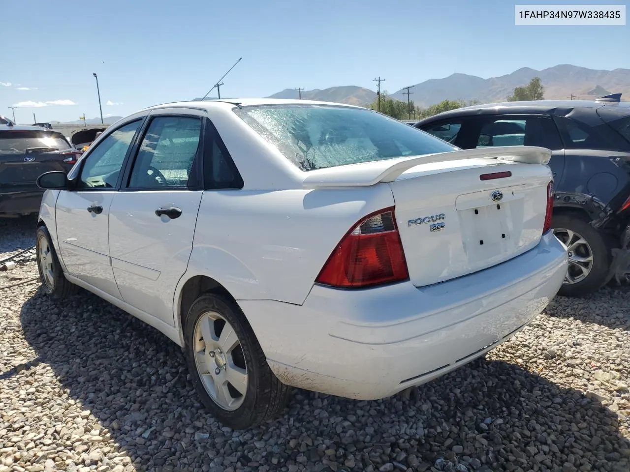 2007 Ford Focus Zx4 VIN: 1FAHP34N97W338435 Lot: 68269894