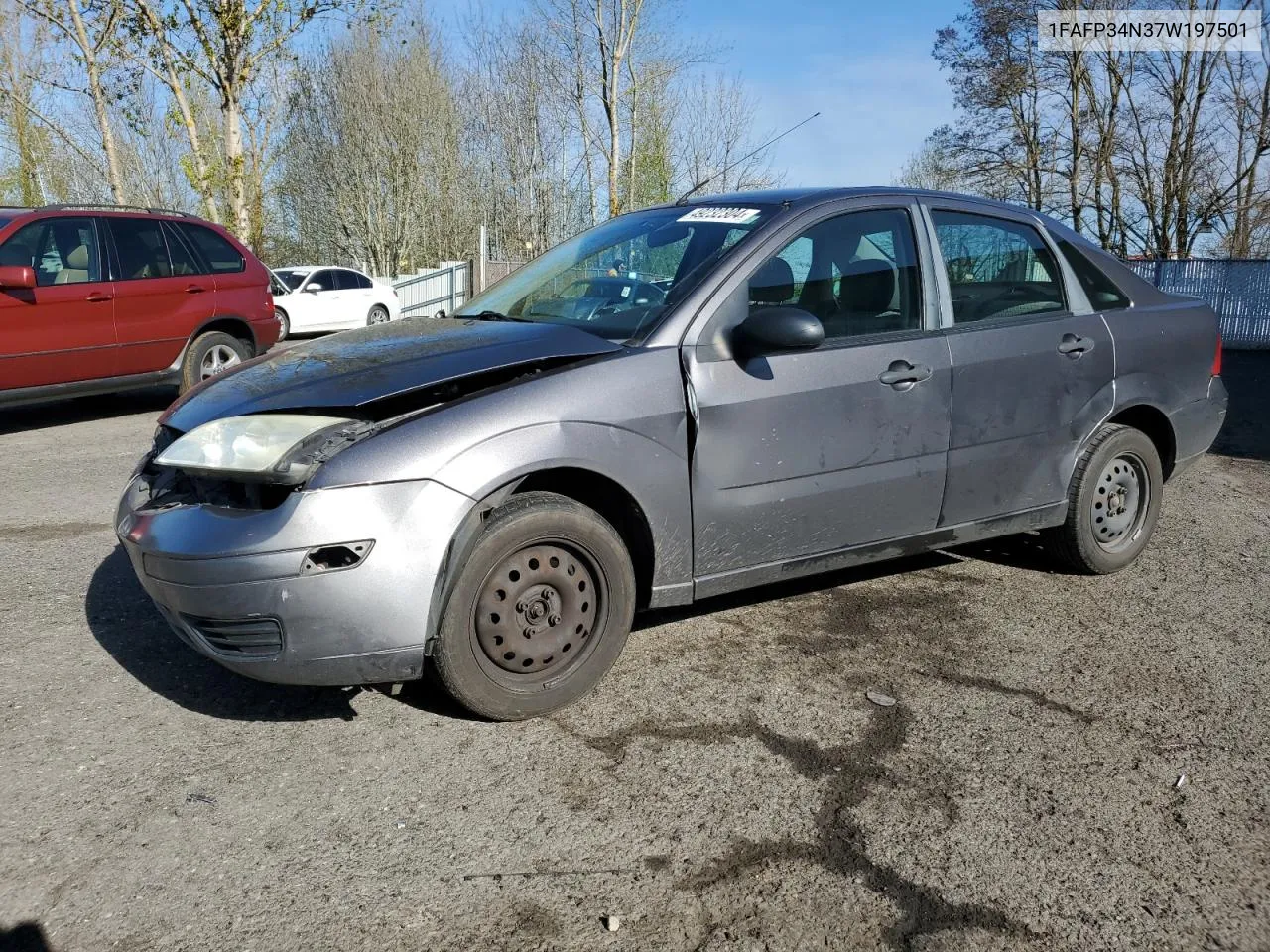 2007 Ford Focus Zx4 VIN: 1FAFP34N37W197501 Lot: 68846644