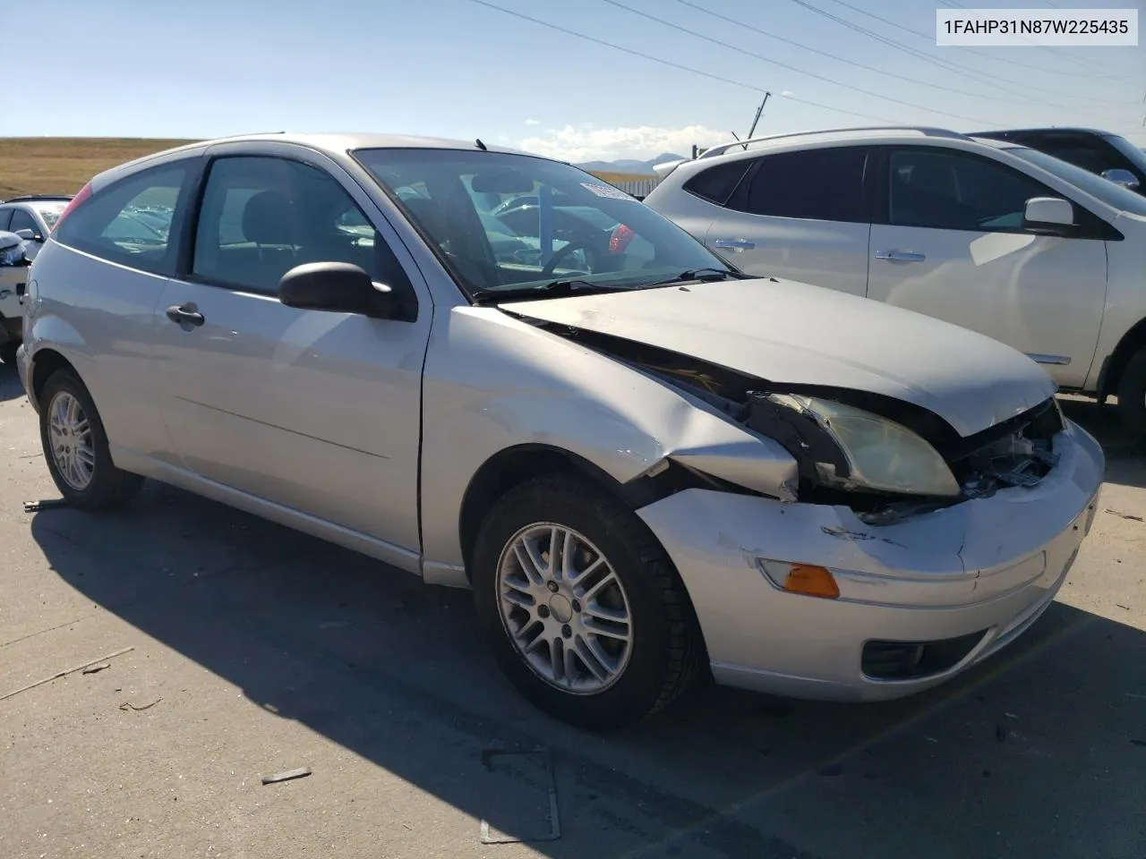 2007 Ford Focus Zx3 VIN: 1FAHP31N87W225435 Lot: 70793764