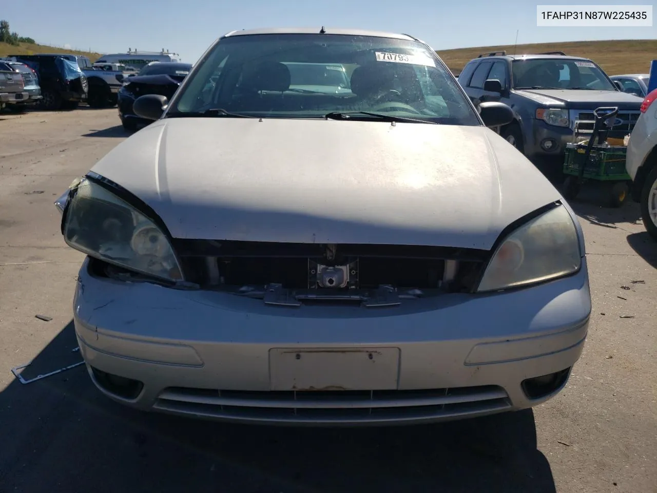 2007 Ford Focus Zx3 VIN: 1FAHP31N87W225435 Lot: 70793764