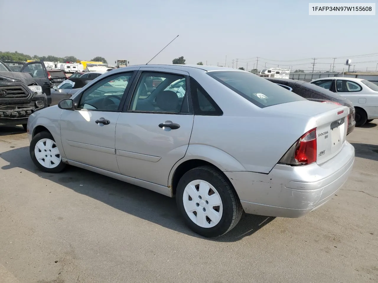 2007 Ford Focus Zx4 VIN: 1FAFP34N97W155608 Lot: 70895254