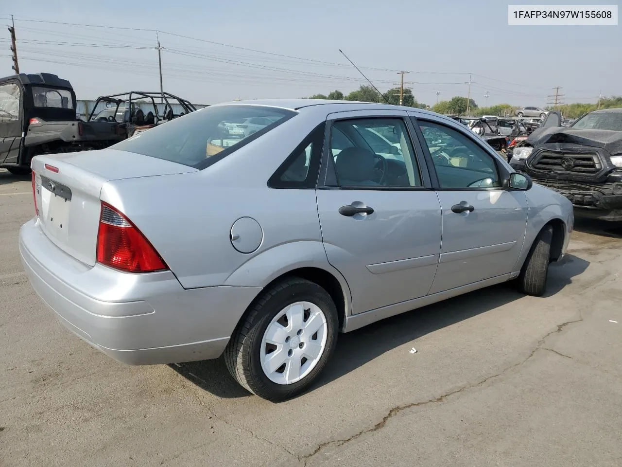 2007 Ford Focus Zx4 VIN: 1FAFP34N97W155608 Lot: 70895254