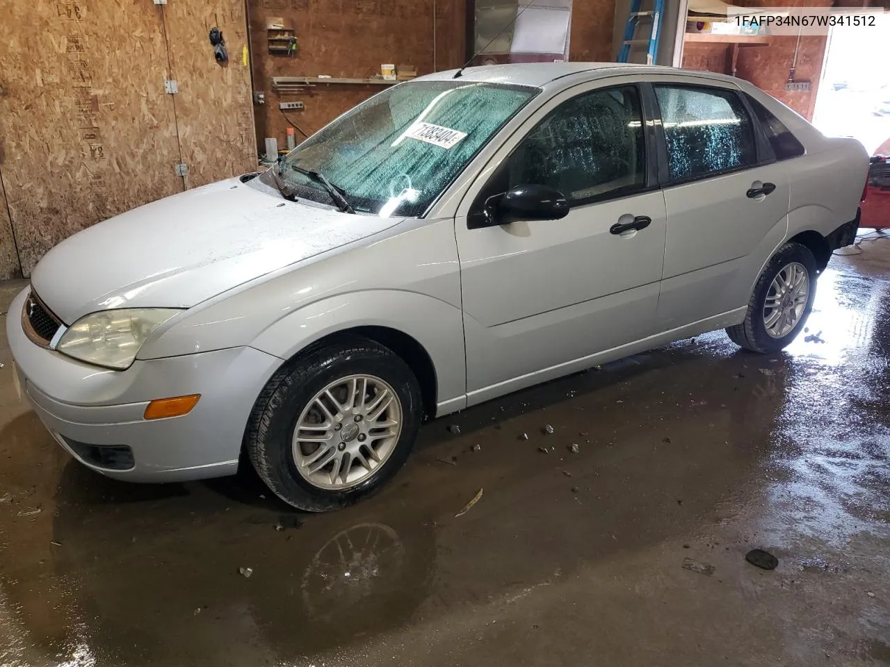 2007 Ford Focus Zx4 VIN: 1FAFP34N67W341512 Lot: 71383404