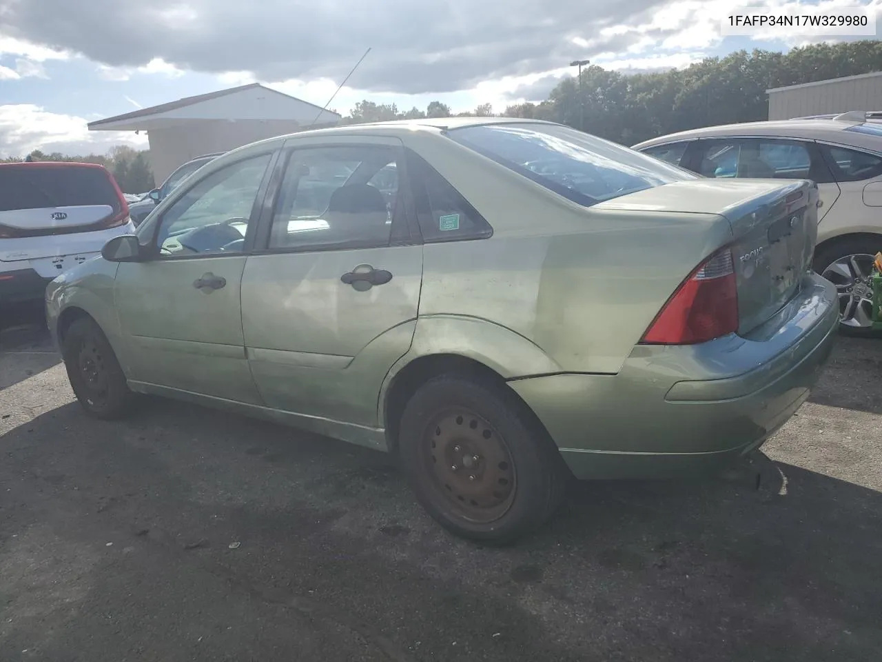 2007 Ford Focus Zx4 VIN: 1FAFP34N17W329980 Lot: 73334014