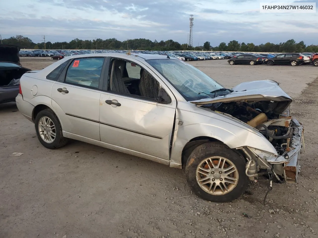 2007 Ford Focus Zx4 VIN: 1FAHP34N27W146032 Lot: 74068664