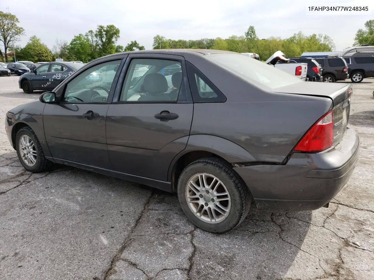 2007 Ford Focus Zx4 VIN: 1FAHP34N77W248345 Lot: 74732294