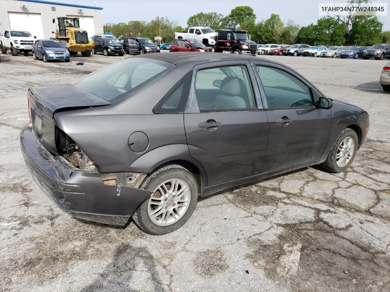 2007 Ford Focus Zx4 VIN: 1FAHP34N77W248345 Lot: 74732294