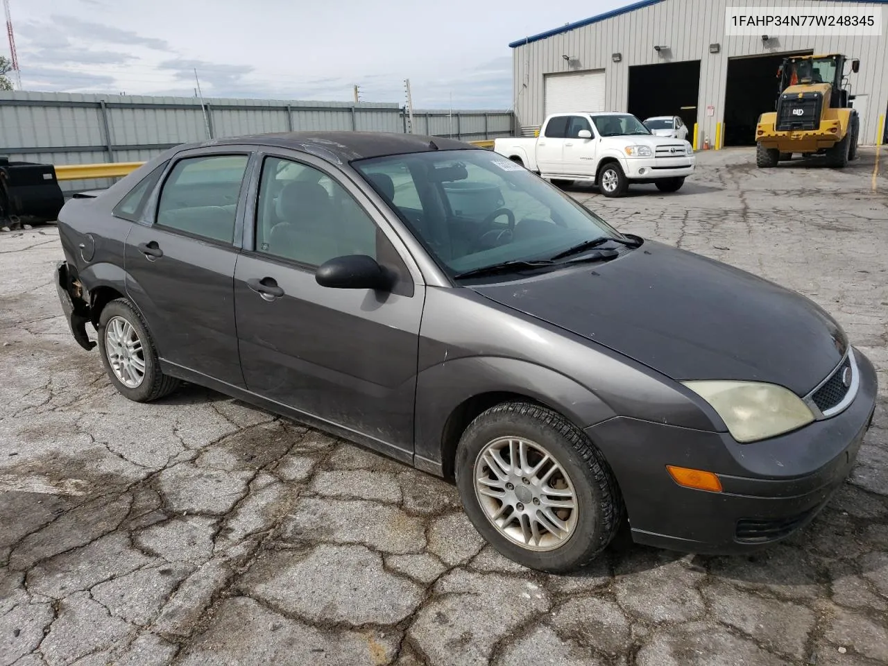 2007 Ford Focus Zx4 VIN: 1FAHP34N77W248345 Lot: 74732294