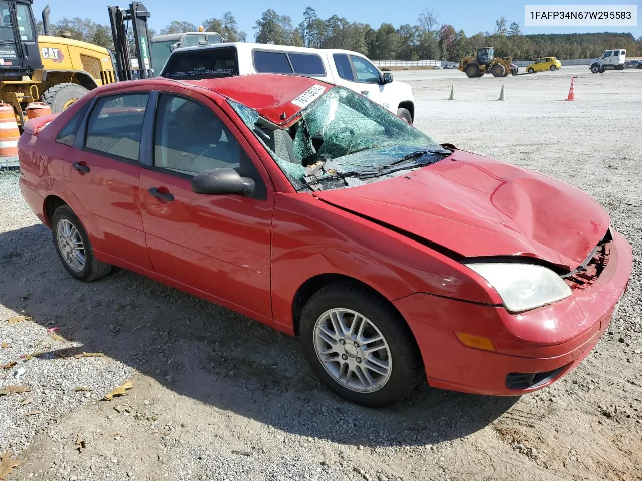 2007 Ford Focus Zx4 VIN: 1FAFP34N67W295583 Lot: 76113674