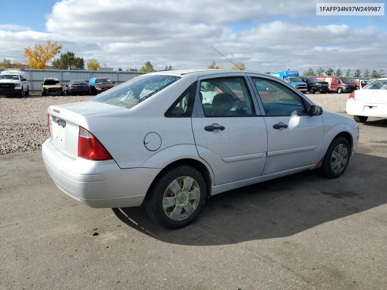 2007 Ford Focus Zx4 VIN: 1FAFP34N97W249987 Lot: 77295644