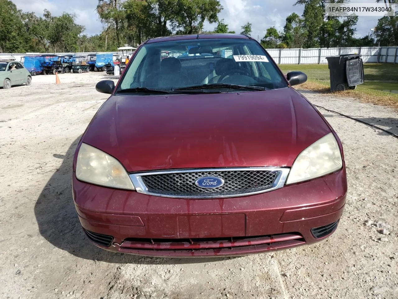 1FAFP34N17W343040 2007 Ford Focus Zx4