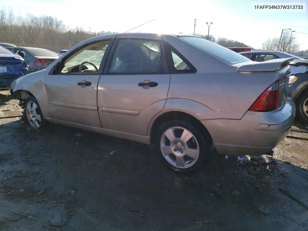 2007 Ford Focus Zx4 VIN: 1FAFP34N37W313733 Lot: 80567973