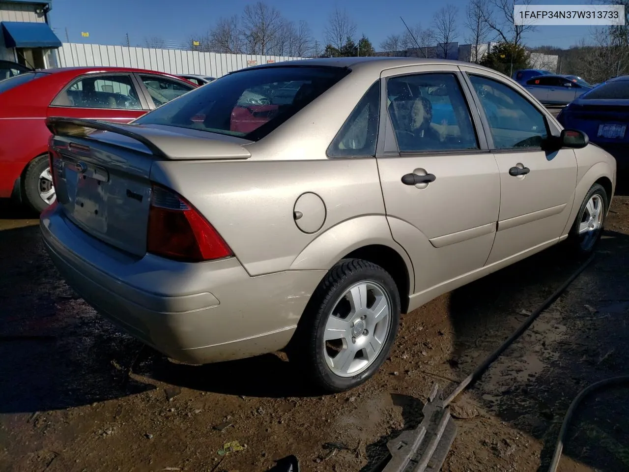 2007 Ford Focus Zx4 VIN: 1FAFP34N37W313733 Lot: 80567973