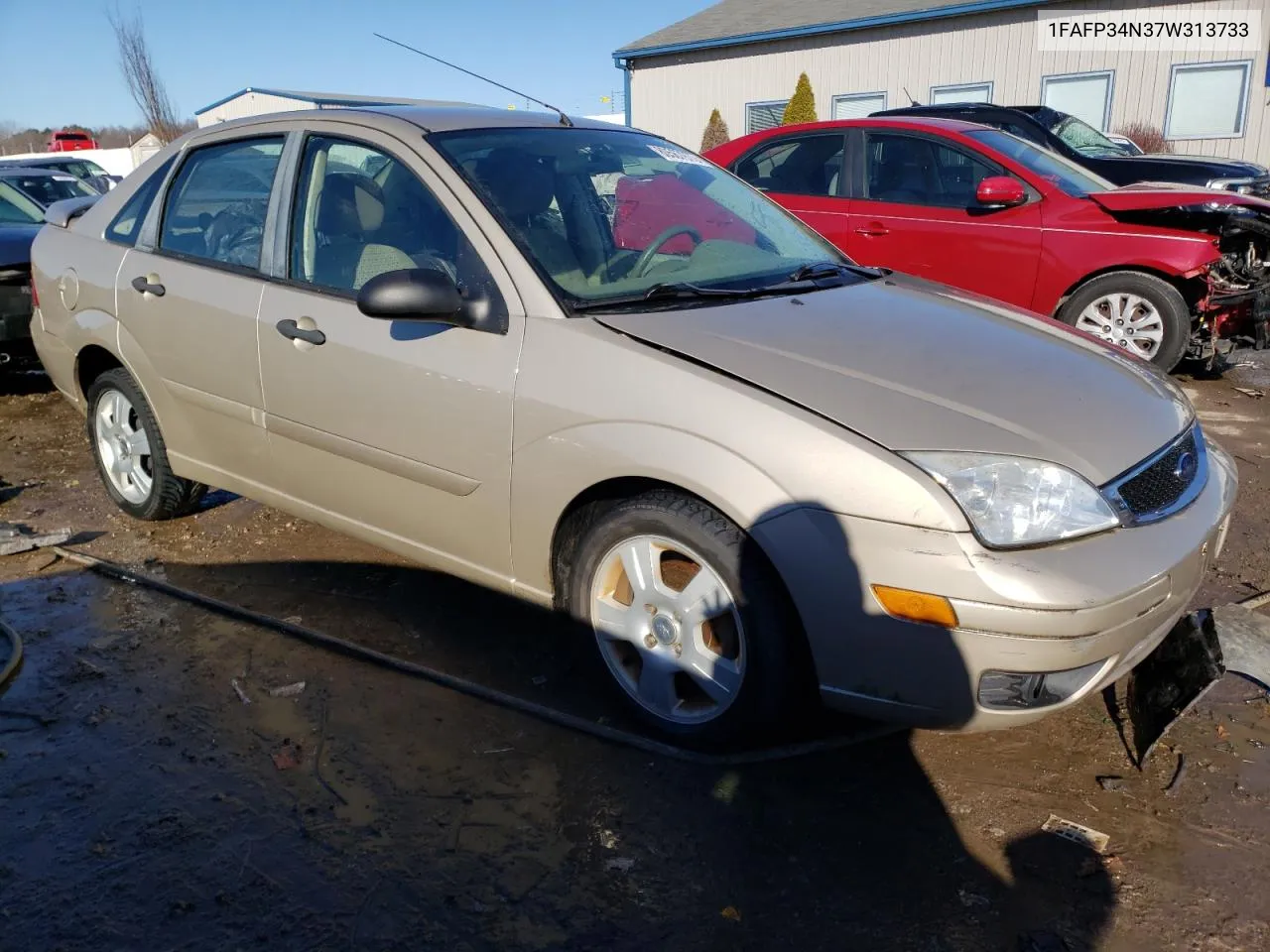 2007 Ford Focus Zx4 VIN: 1FAFP34N37W313733 Lot: 80567973