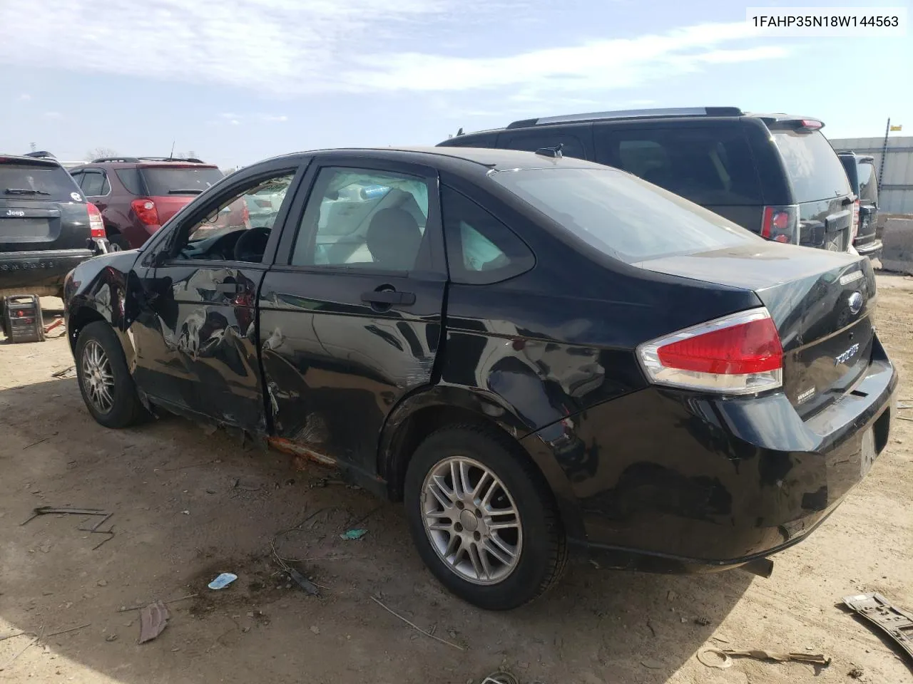 2008 Ford Focus Se VIN: 1FAHP35N18W144563 Lot: 46246644