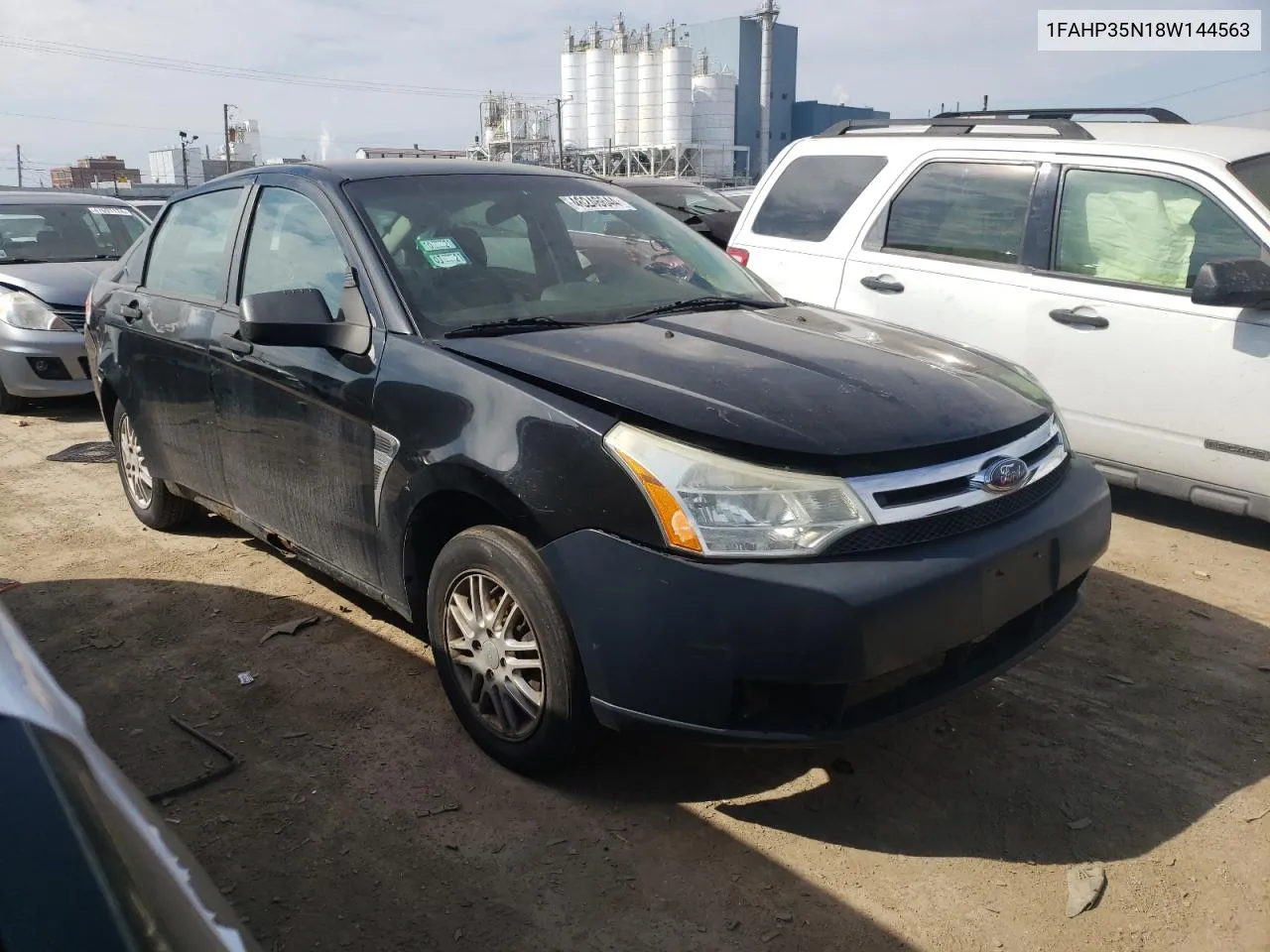 2008 Ford Focus Se VIN: 1FAHP35N18W144563 Lot: 46246644