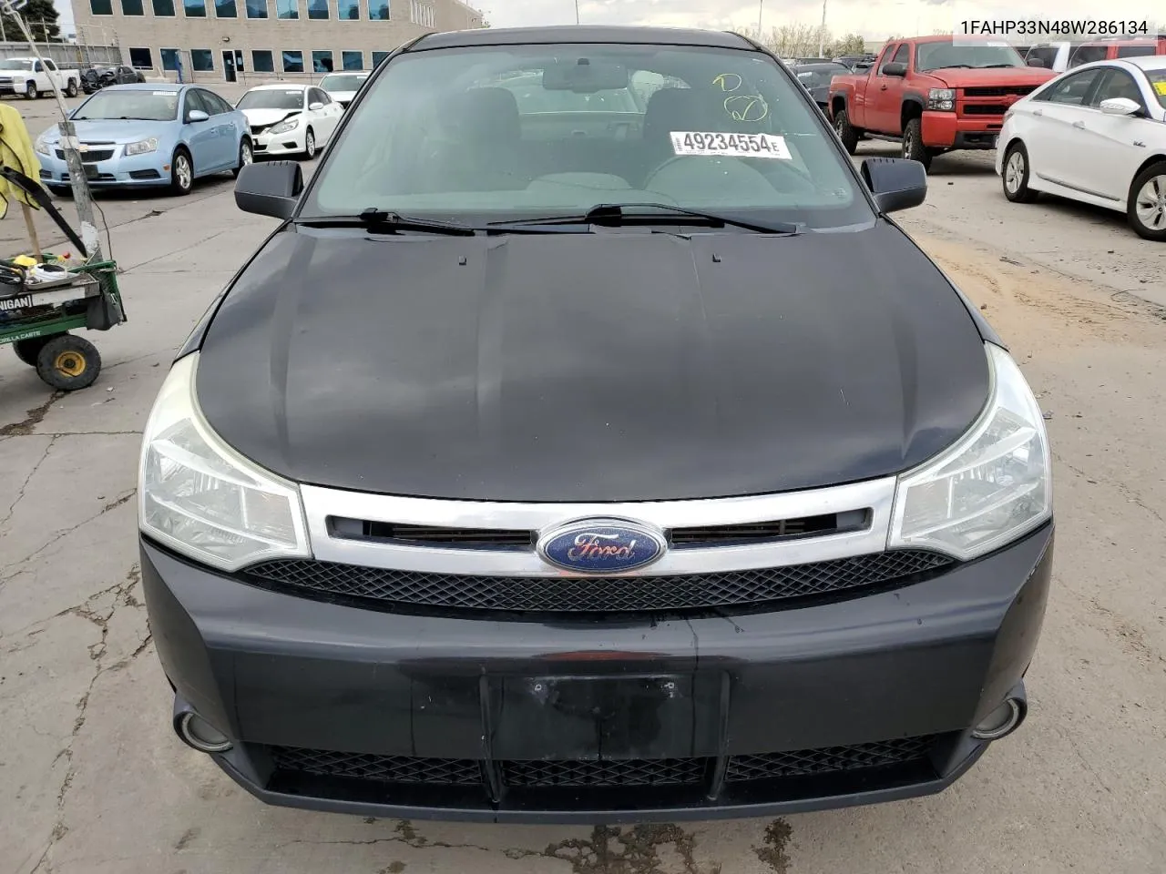 2008 Ford Focus Se VIN: 1FAHP33N48W286134 Lot: 49234554