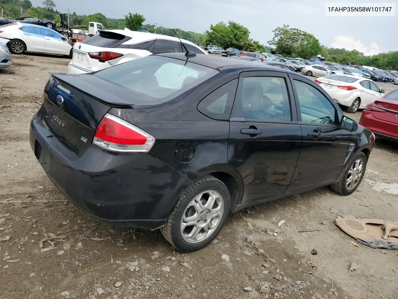 1FAHP35N58W101747 2008 Ford Focus Se