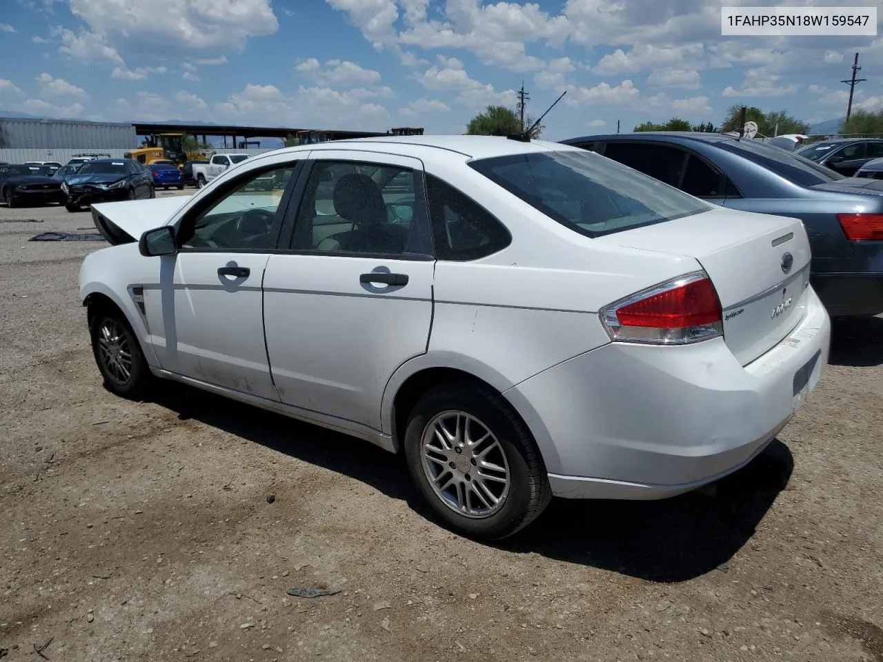 2008 Ford Focus Se VIN: 1FAHP35N18W159547 Lot: 61976174