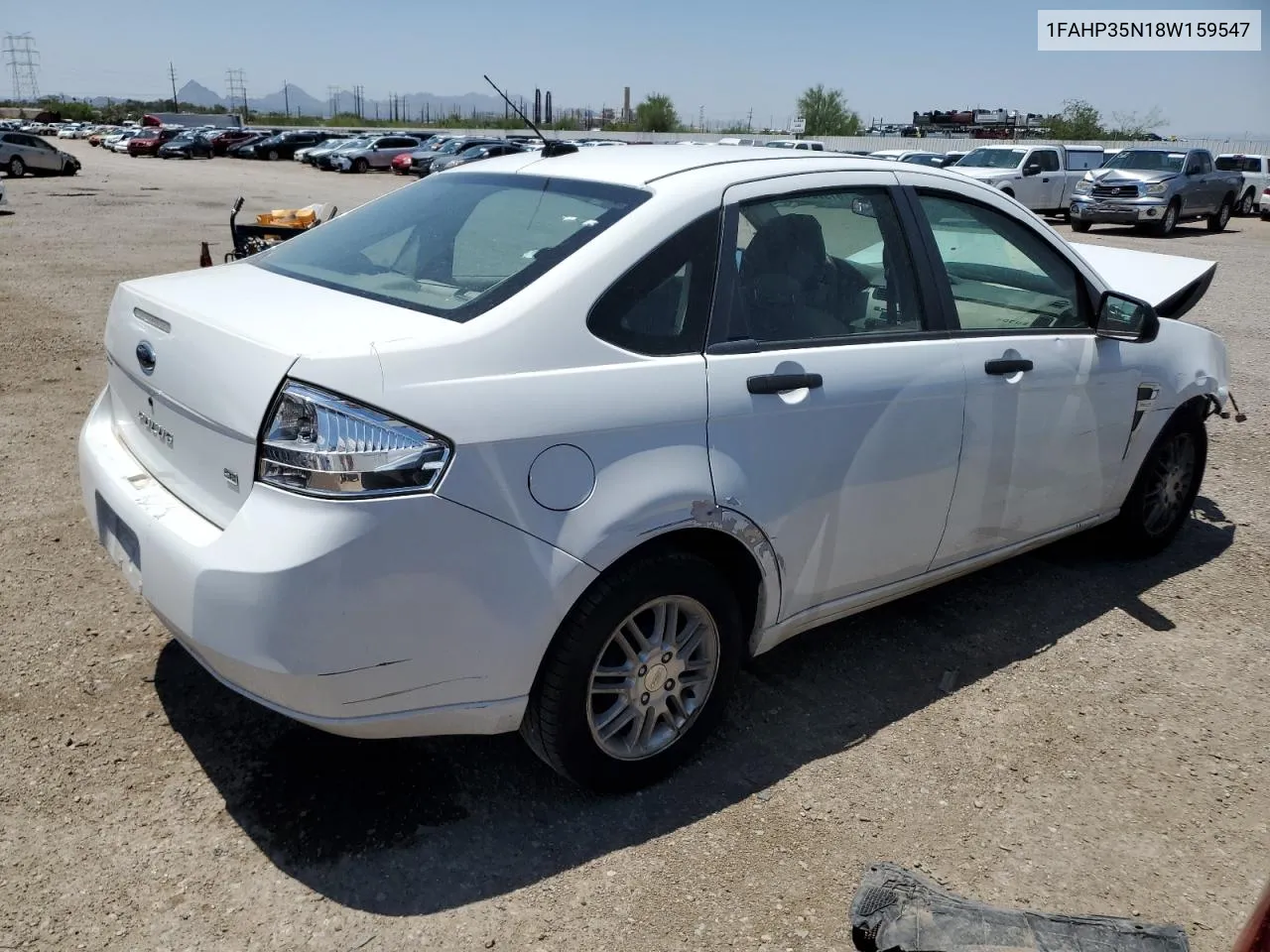 2008 Ford Focus Se VIN: 1FAHP35N18W159547 Lot: 61976174