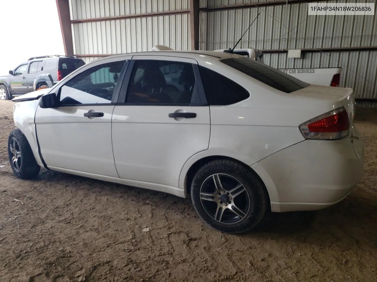 2008 Ford Focus S/Se VIN: 1FAHP34N18W206836 Lot: 63277344