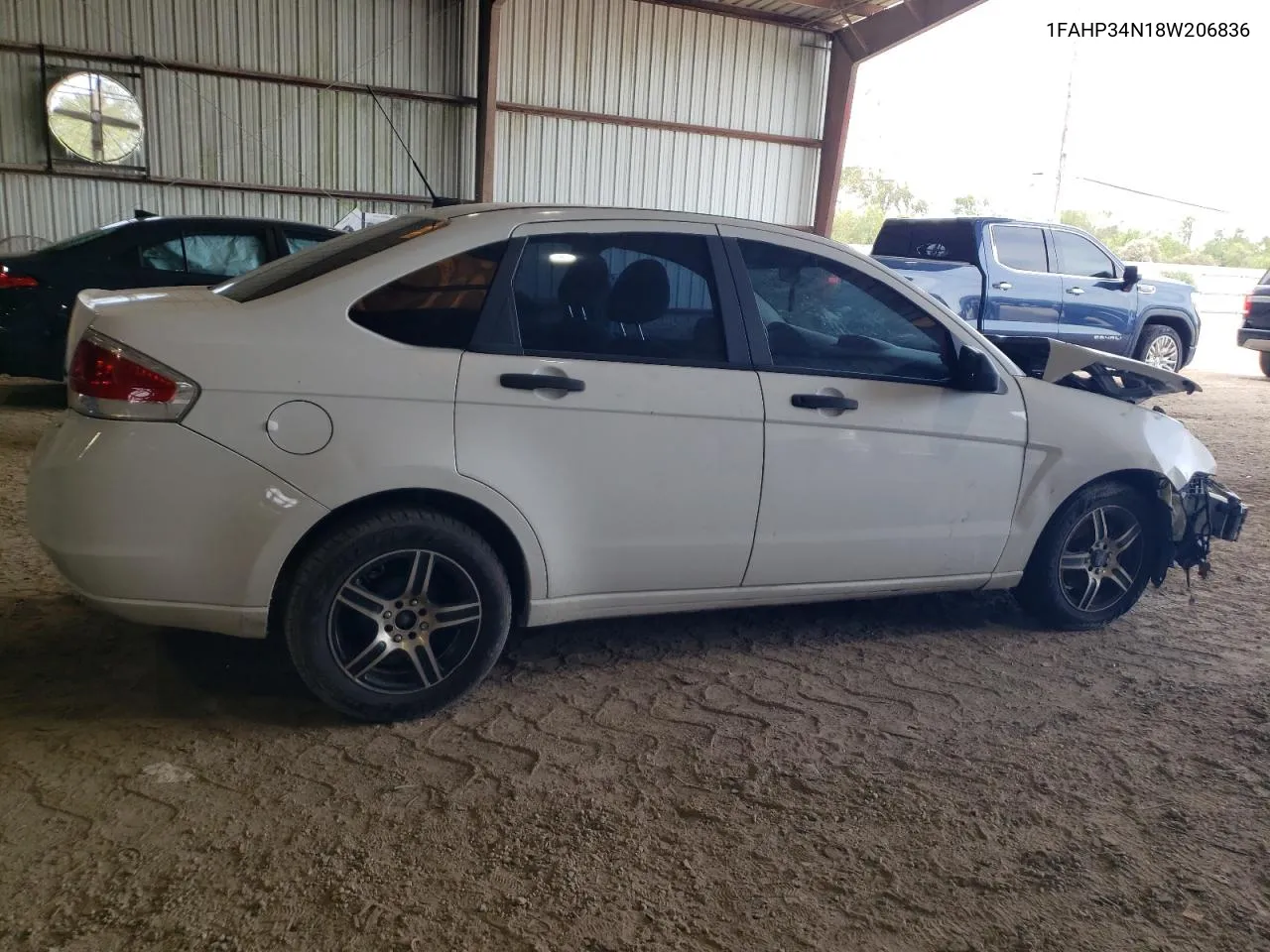 2008 Ford Focus S/Se VIN: 1FAHP34N18W206836 Lot: 63277344