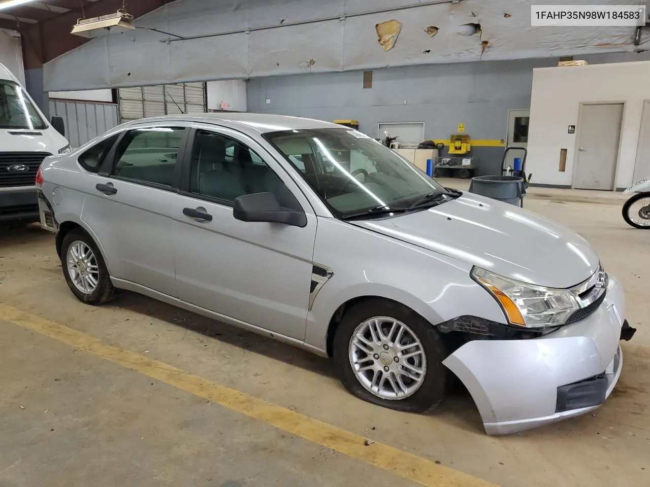 2008 Ford Focus Se VIN: 1FAHP35N98W184583 Lot: 63604564