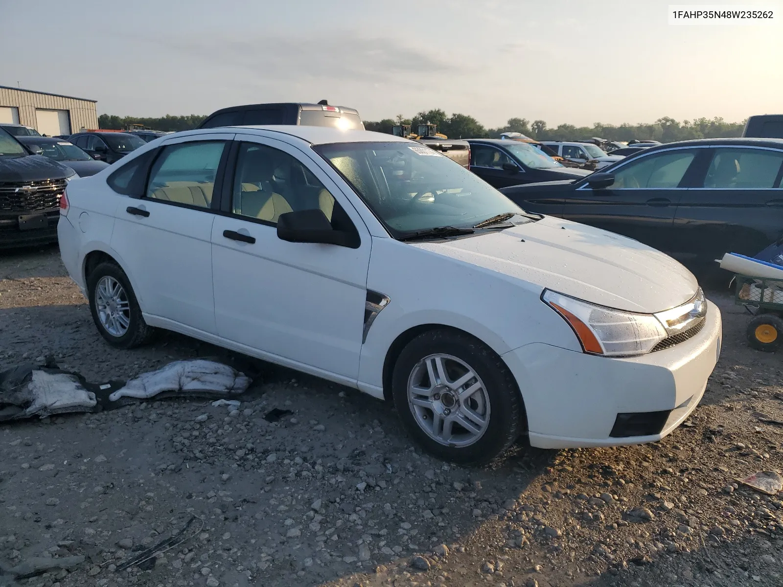 2008 Ford Focus Se VIN: 1FAHP35N48W235262 Lot: 65001174