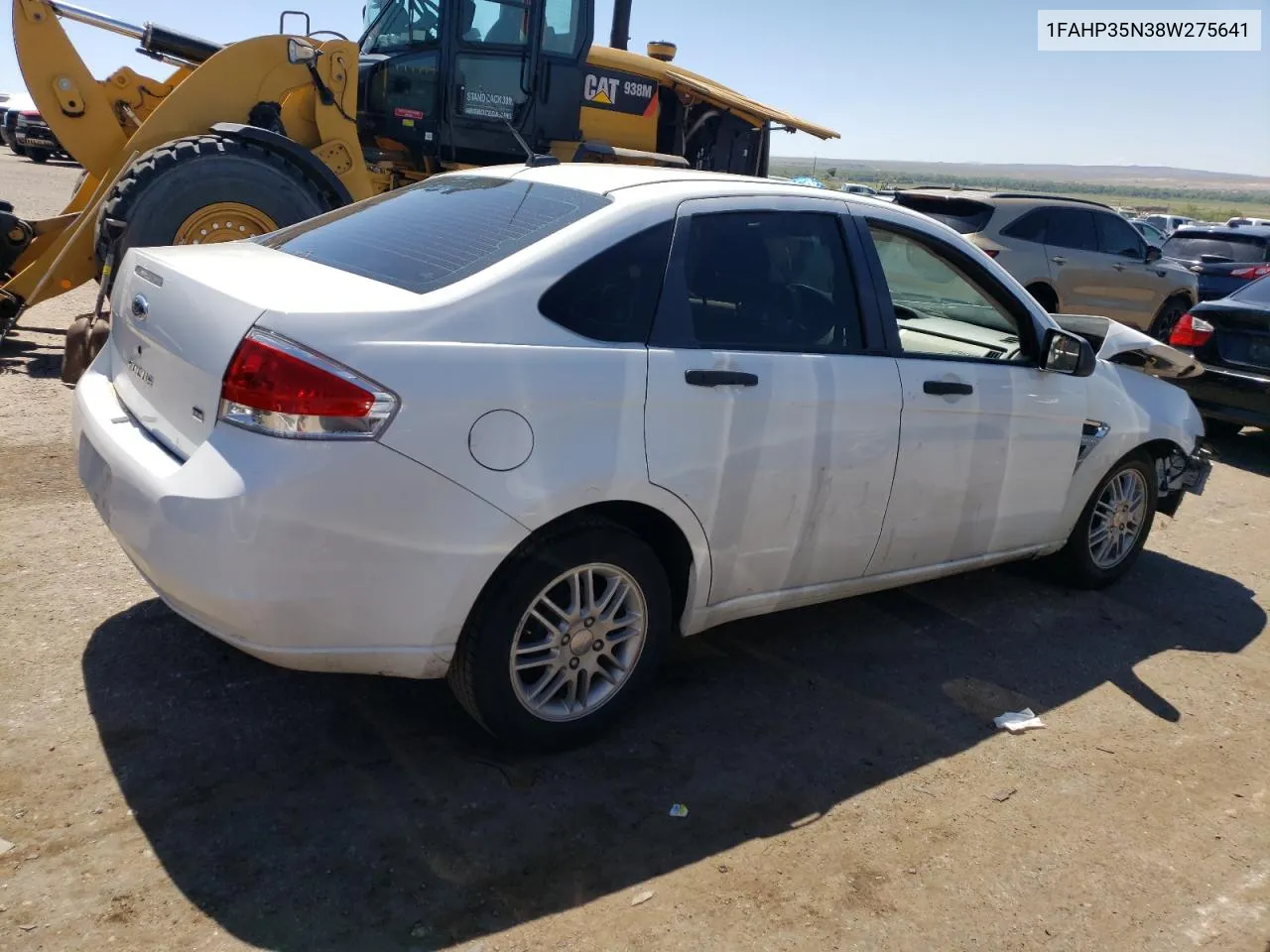 2008 Ford Focus Se VIN: 1FAHP35N38W275641 Lot: 70004624