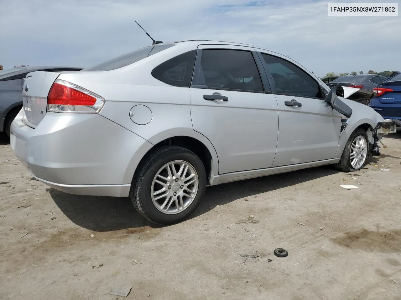 2008 Ford Focus Se VIN: 1FAHP35NX8W271862 Lot: 70279394