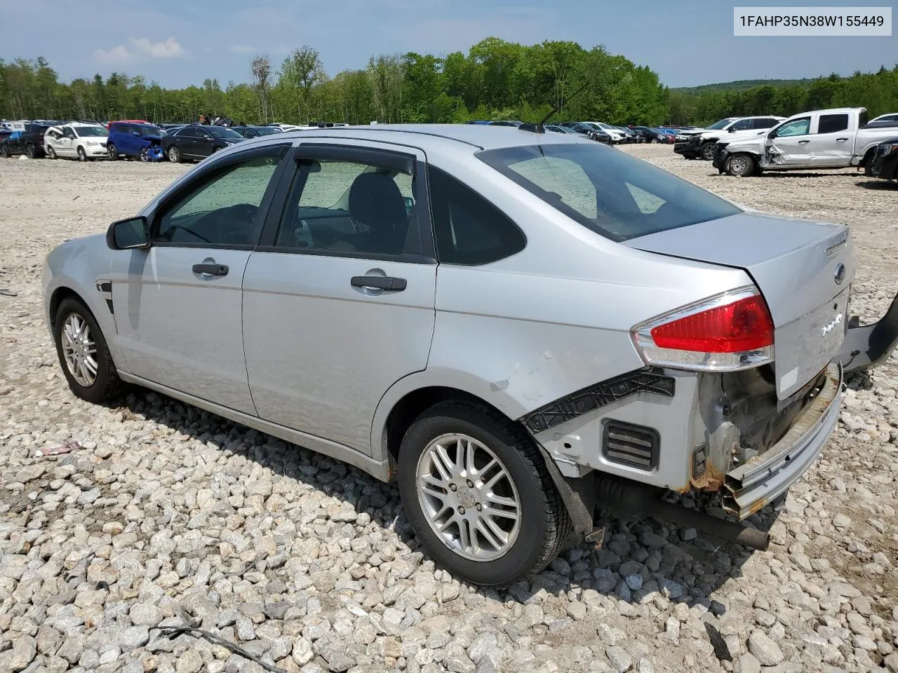 1FAHP35N38W155449 2008 Ford Focus Se