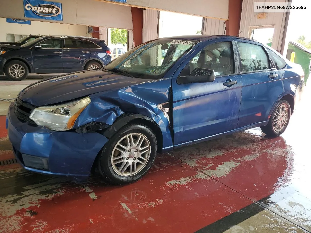 2008 Ford Focus Se VIN: 1FAHP35N68W225686 Lot: 70641054