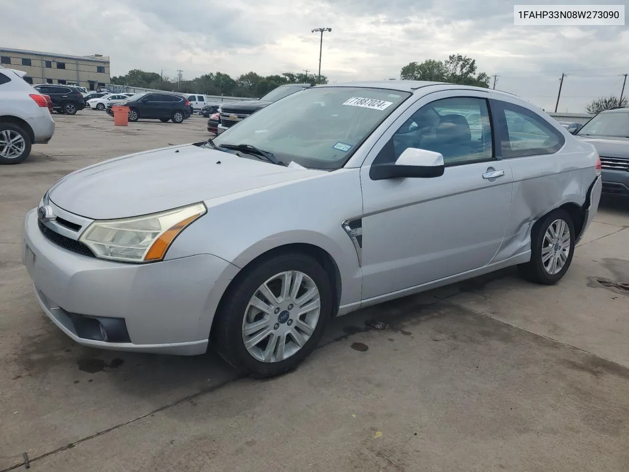 2008 Ford Focus Se VIN: 1FAHP33N08W273090 Lot: 71887024