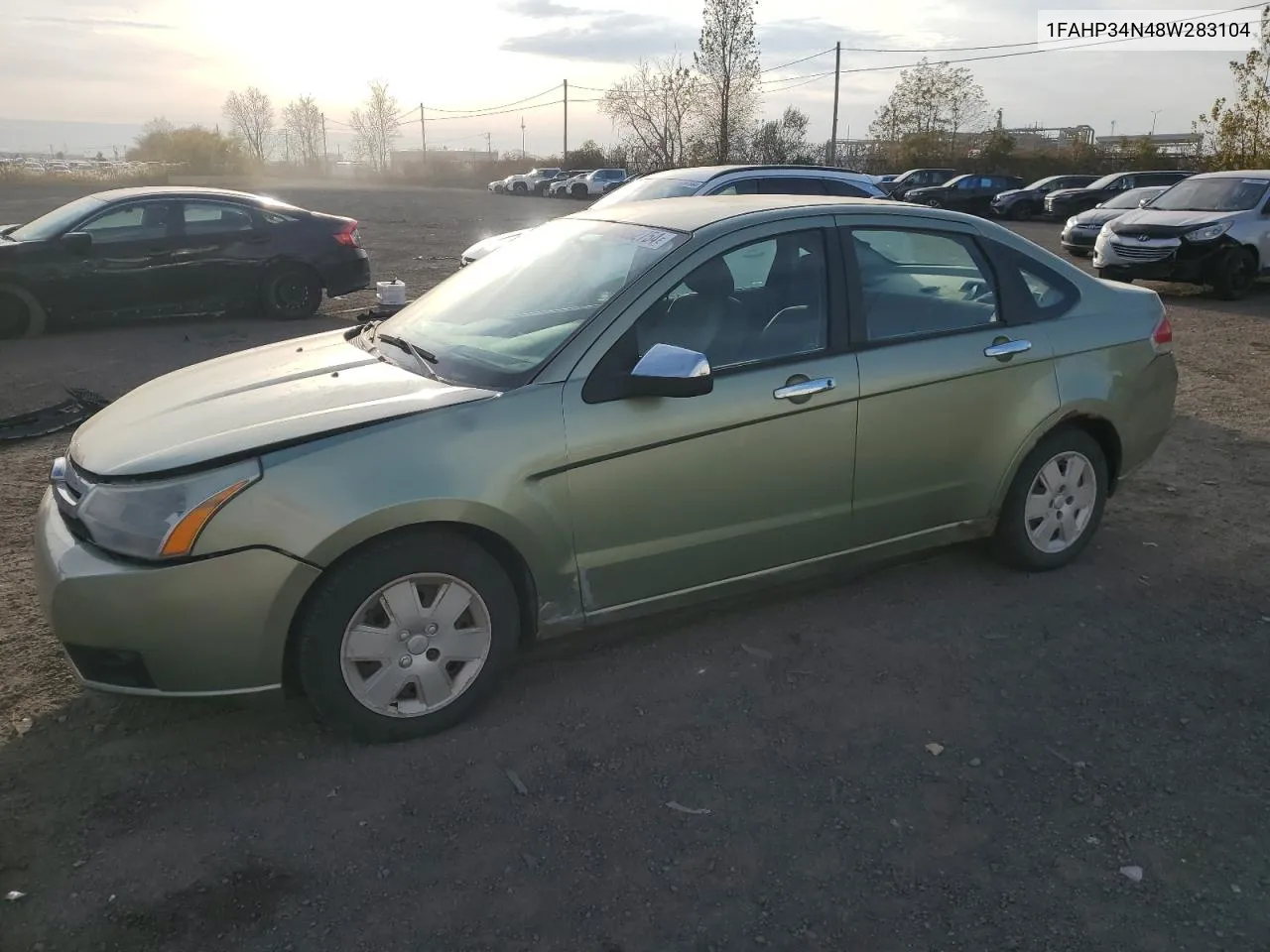 2008 Ford Focus S/Se VIN: 1FAHP34N48W283104 Lot: 73092754