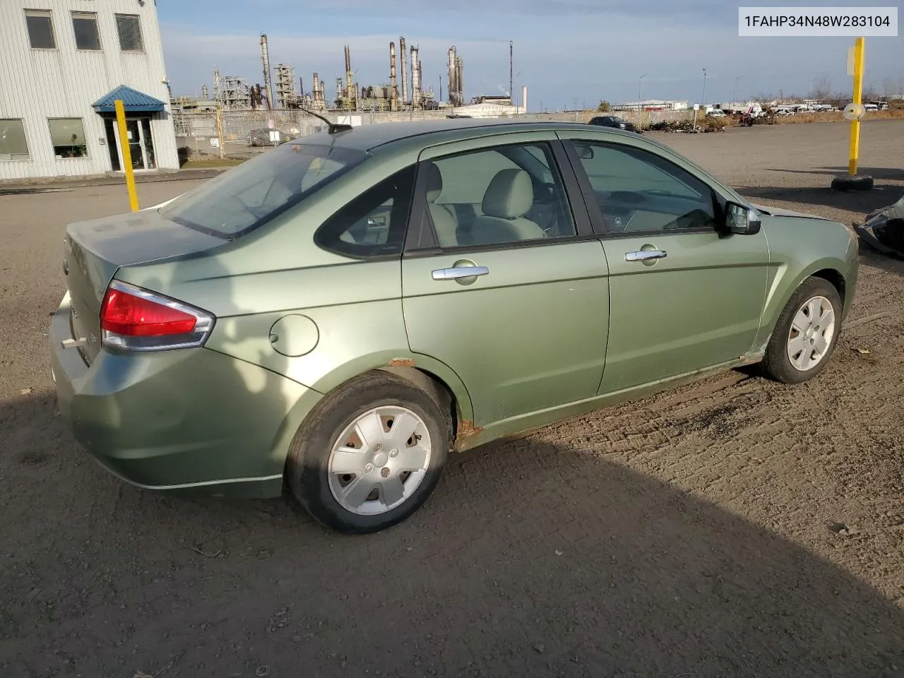 2008 Ford Focus S/Se VIN: 1FAHP34N48W283104 Lot: 73092754