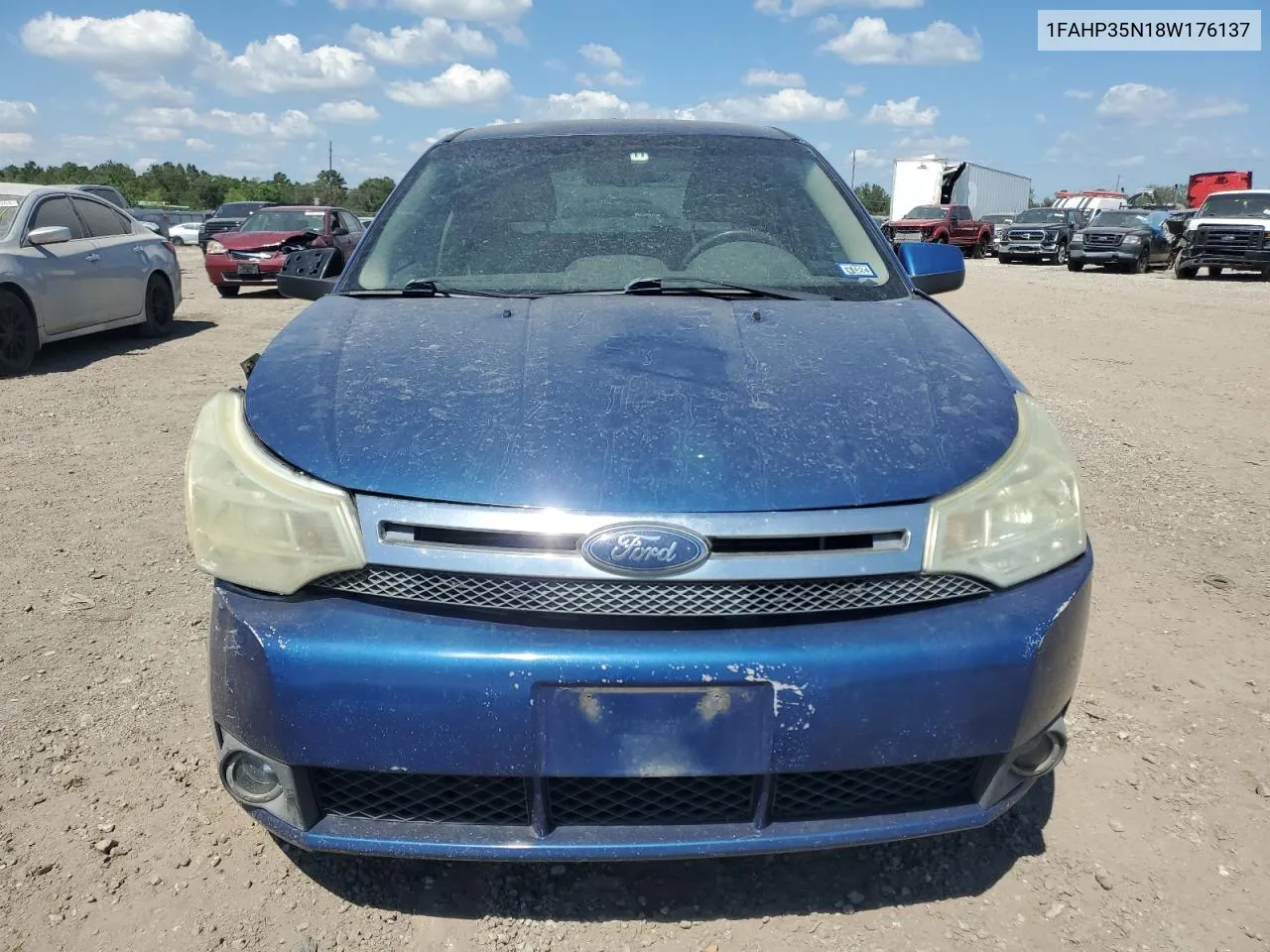 2008 Ford Focus Se VIN: 1FAHP35N18W176137 Lot: 73310244