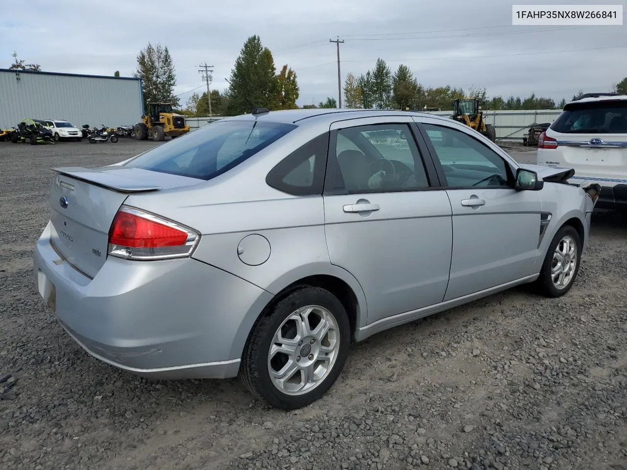 2008 Ford Focus Se VIN: 1FAHP35NX8W266841 Lot: 75067474