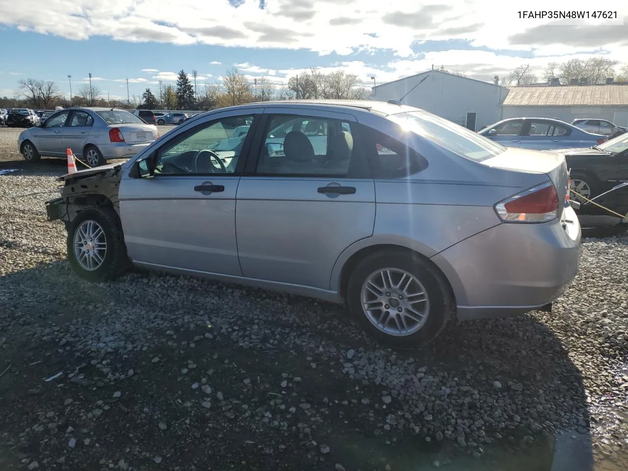 2008 Ford Focus Se VIN: 1FAHP35N48W147621 Lot: 77935884