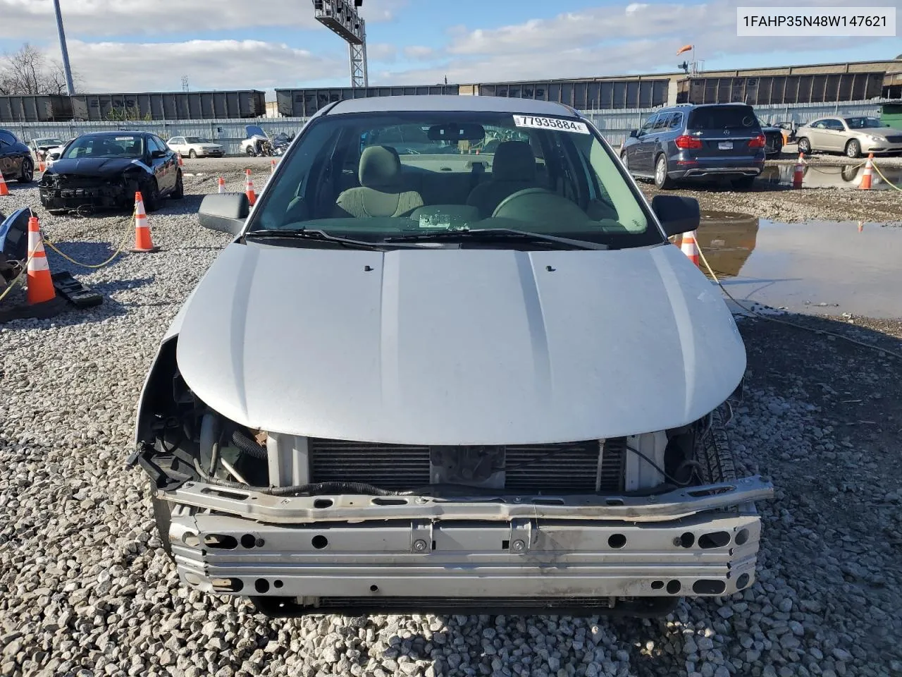 2008 Ford Focus Se VIN: 1FAHP35N48W147621 Lot: 77935884