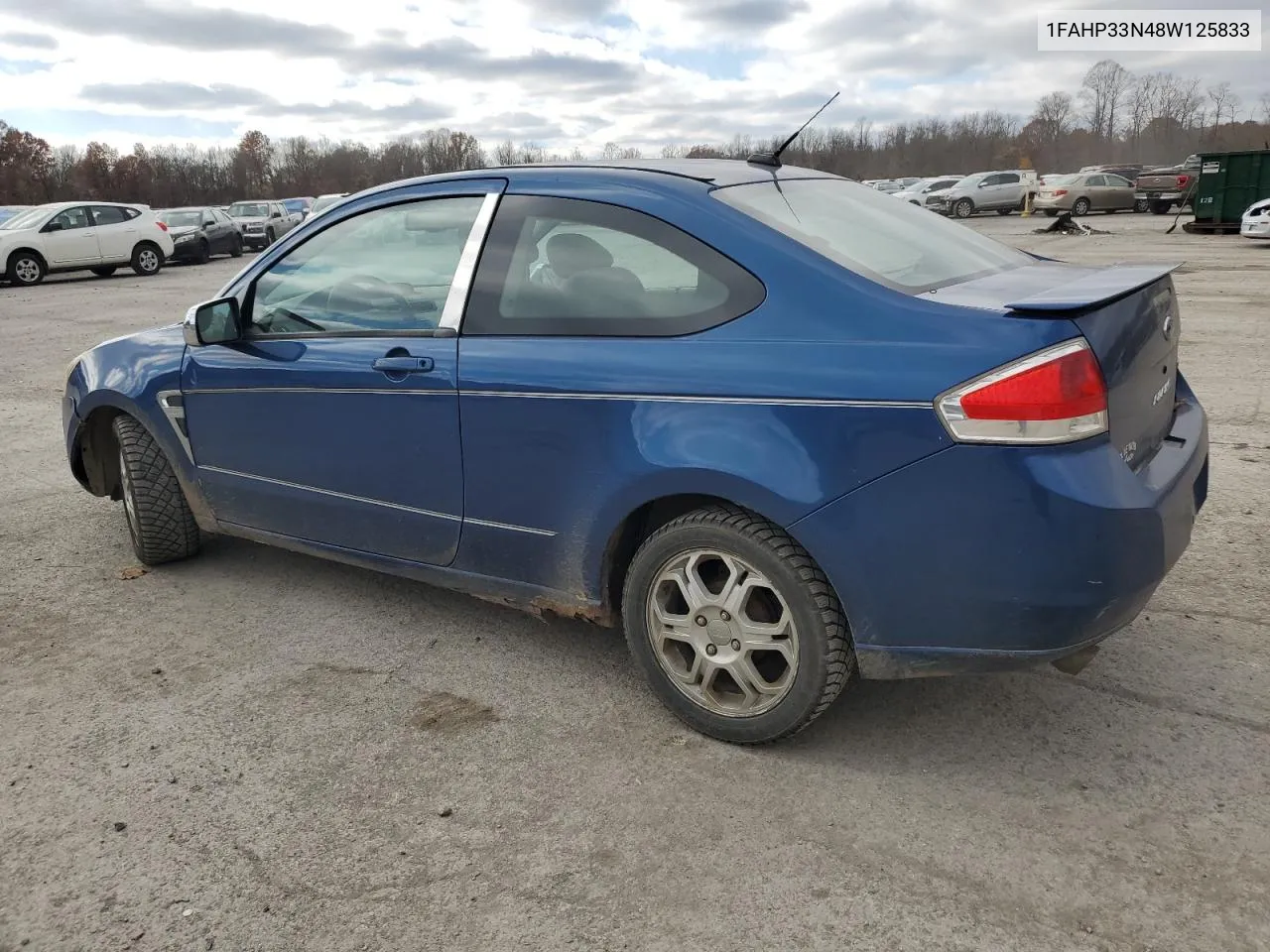 2008 Ford Focus Se VIN: 1FAHP33N48W125833 Lot: 78631604