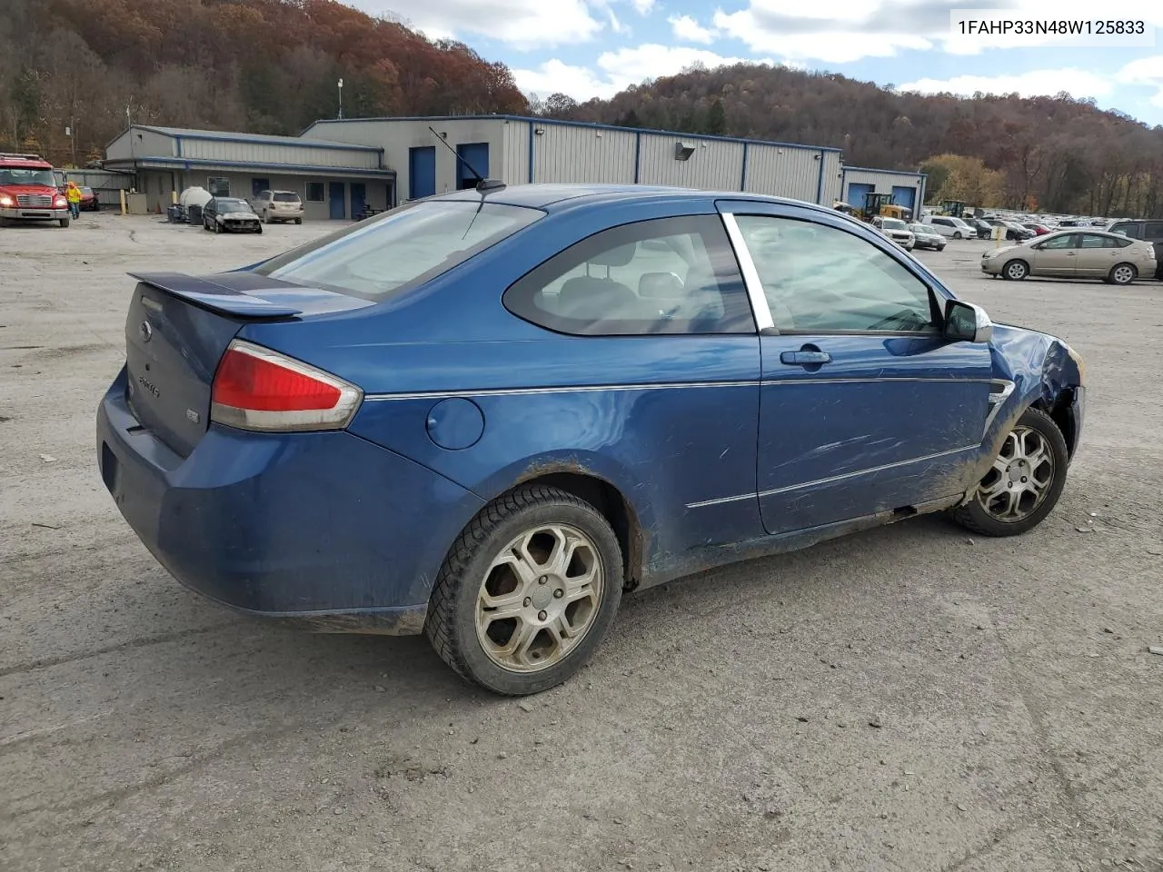 2008 Ford Focus Se VIN: 1FAHP33N48W125833 Lot: 78631604