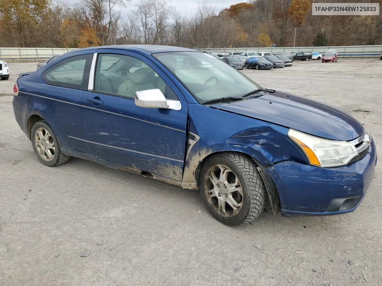 2008 Ford Focus Se VIN: 1FAHP33N48W125833 Lot: 78631604