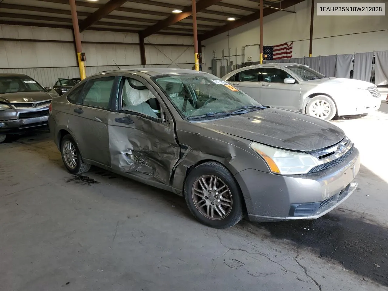 2008 Ford Focus Se VIN: 1FAHP35N18W212828 Lot: 79258784