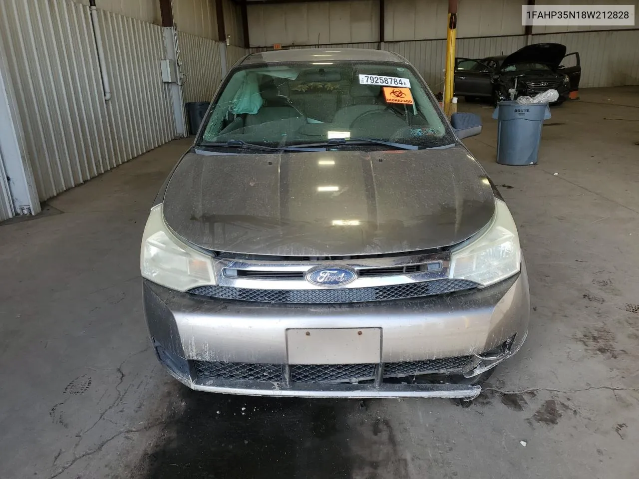 2008 Ford Focus Se VIN: 1FAHP35N18W212828 Lot: 79258784