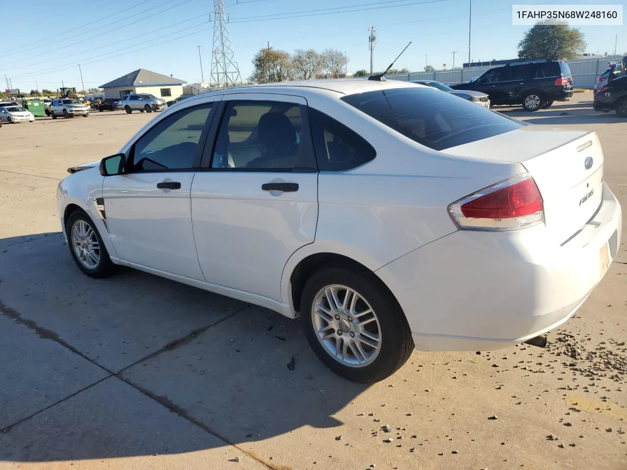 2008 Ford Focus Se VIN: 1FAHP35N68W248160 Lot: 79872444