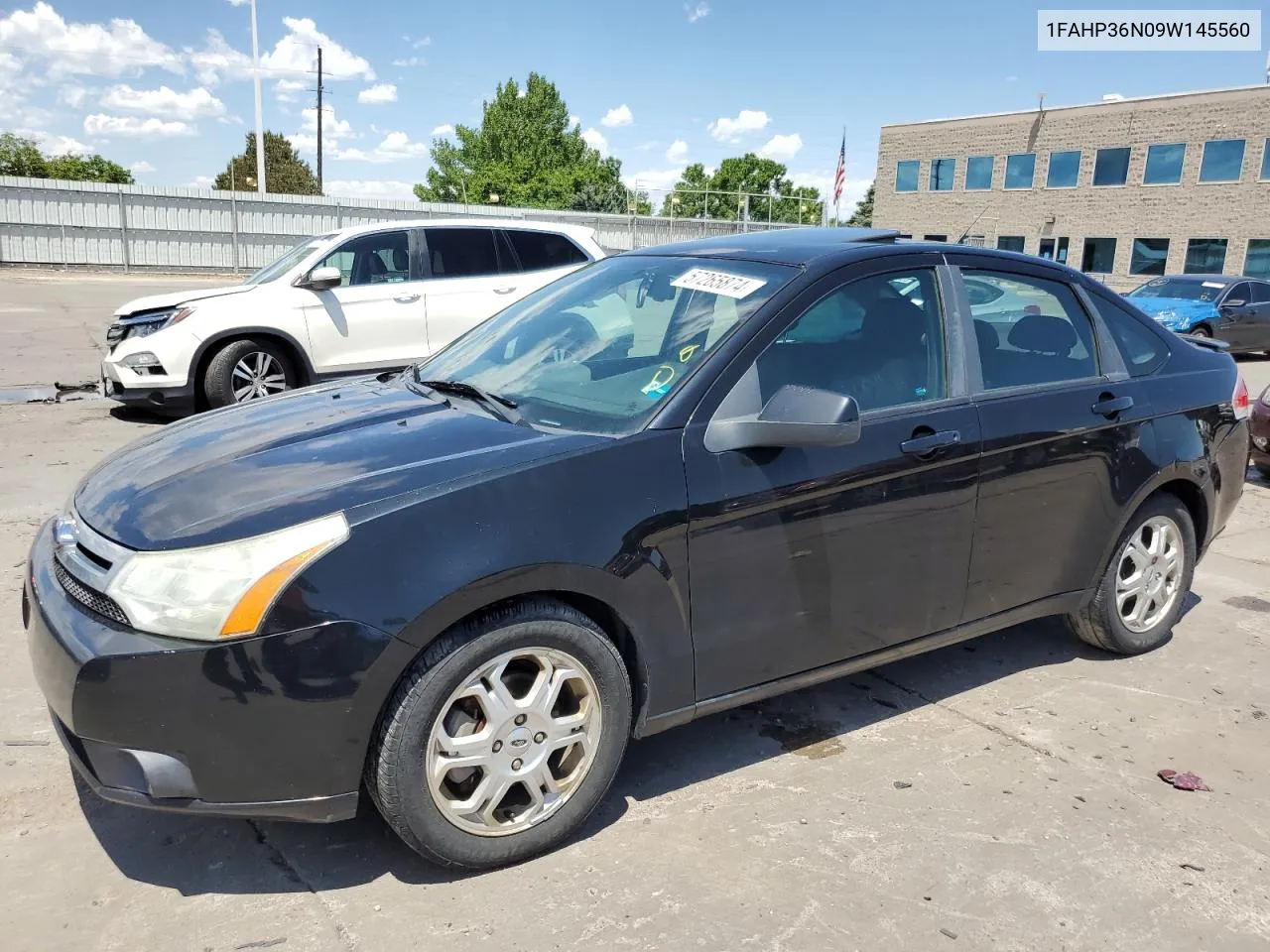 2009 Ford Focus Ses VIN: 1FAHP36N09W145560 Lot: 57265874