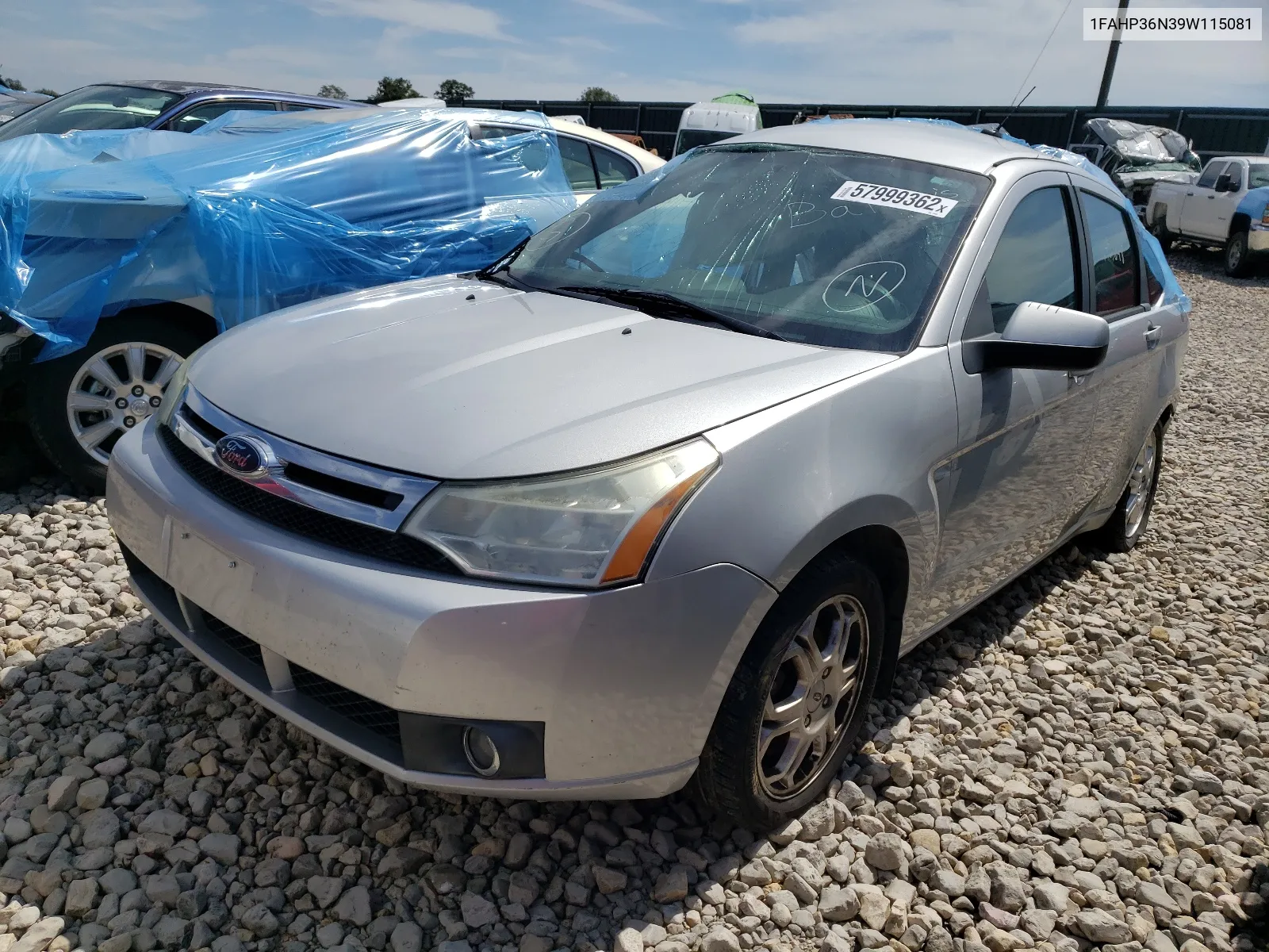 2009 Ford Focus Ses VIN: 1FAHP36N39W115081 Lot: 57999362